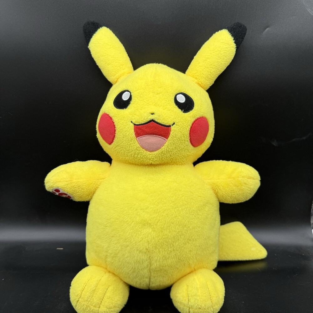 Pikachu Pokemon Build A Bear Workshop Large Plush 18" Stuffed Animal Toy 2017